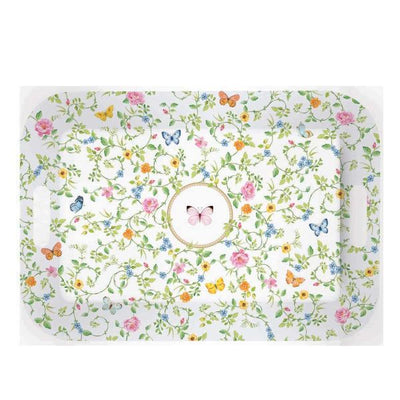 Easy Life Dancing Butterflies Tray with Handles 47×33cm - Multicolor