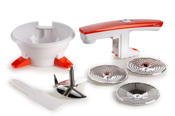 مطحنة خضار Ariete Passi - أبيض وبرتقالي عملية وسهلة