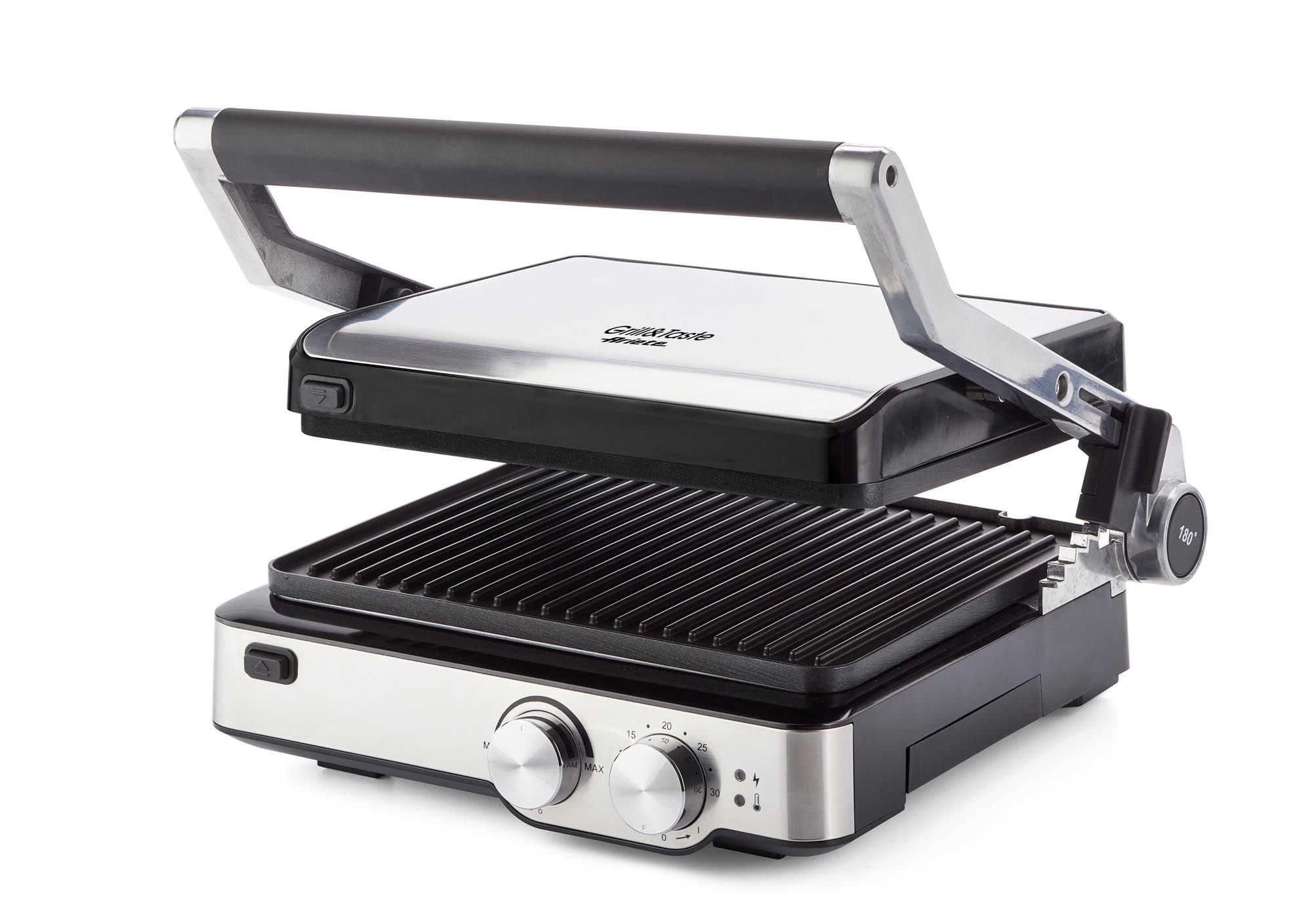 Ariete Grill&Taste Electric Grill – Steel & Black – Perfect Cooking