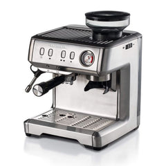 Ariete Espresso Machine with Coffee Grinder – Silver