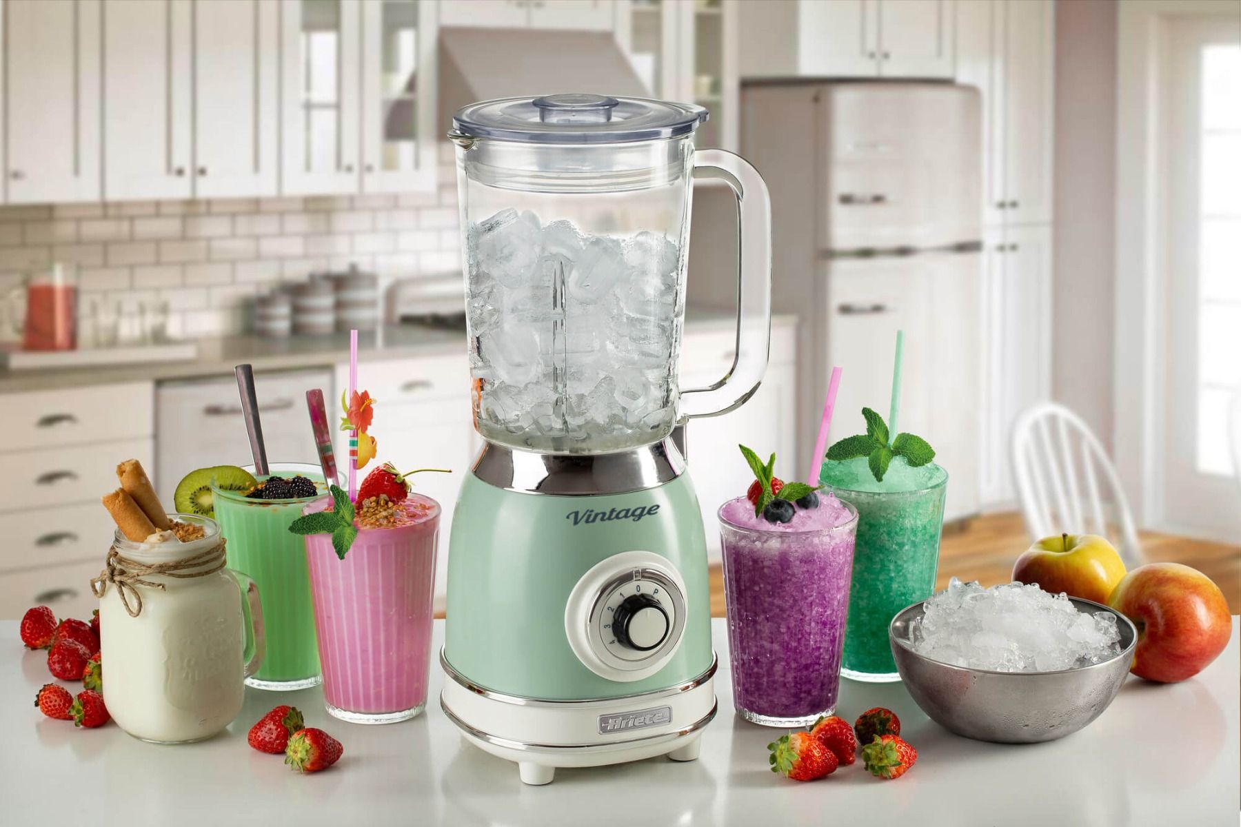 Ariete Vintage 1.5L Blender – Classic Design & Powerful – Green