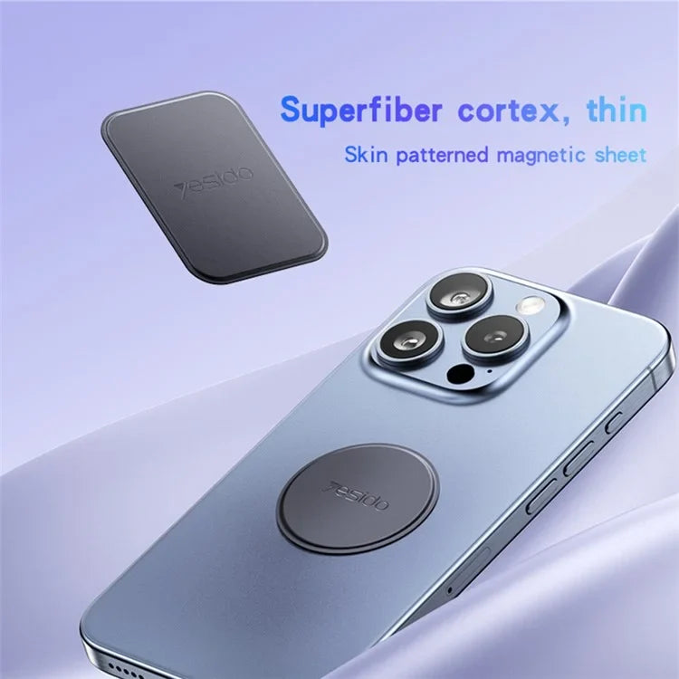 محول شحن لاسلكي مصنوع من الجلد Yesido C207