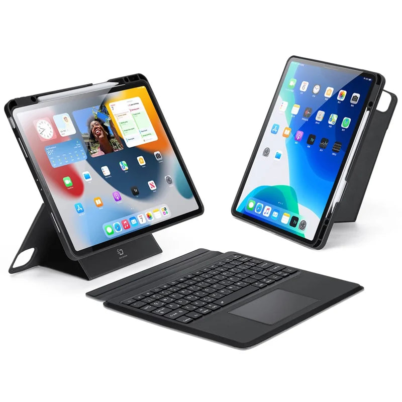Dux Ducis DK Series Keyboard iPad Air 13 (2024)/iPad Pro 12.9 (2018/2020/2021/2022) Arabic