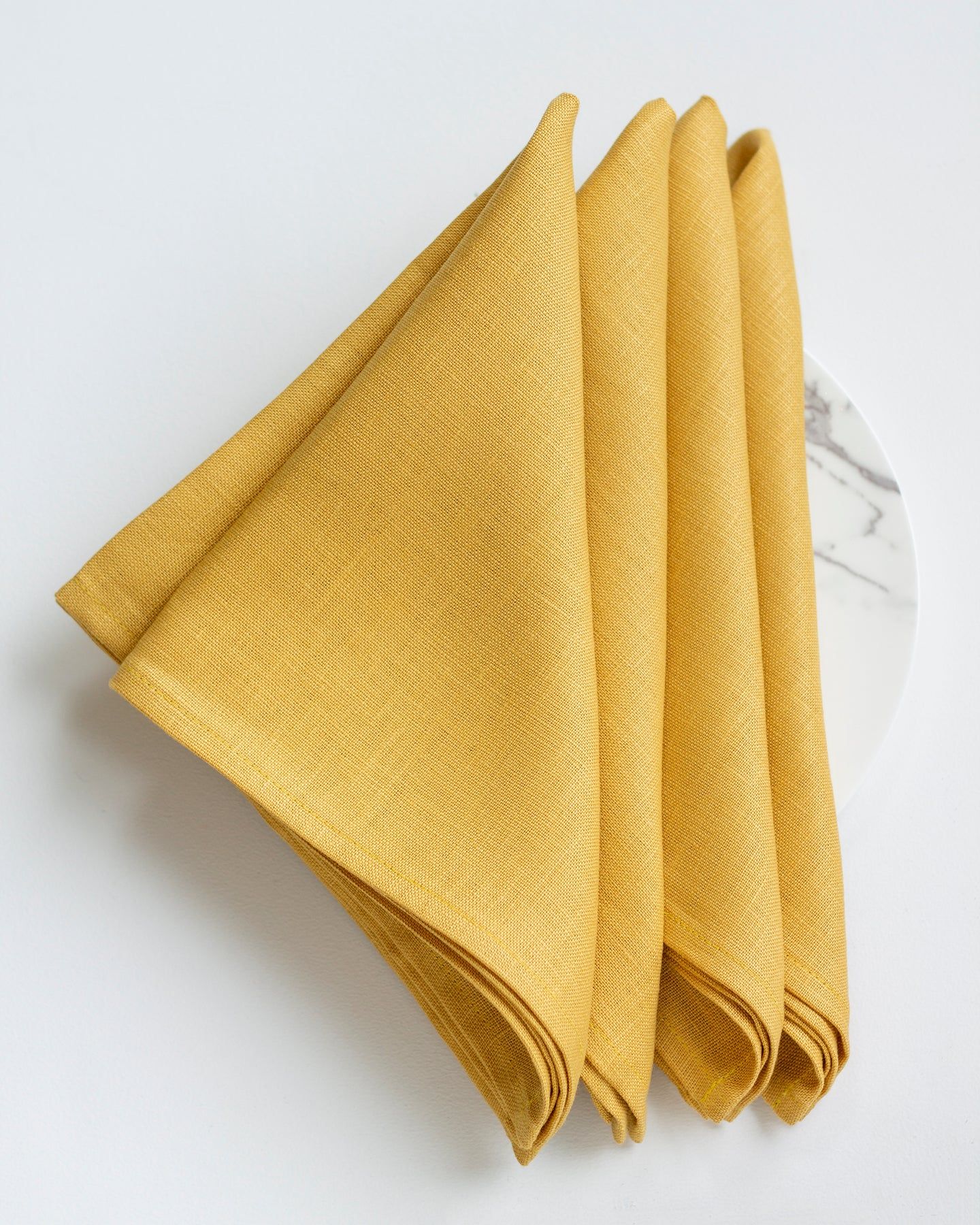 طقم مناديل طعام 2 قطعة من Desideri Di Casa Irlanda - أصفر