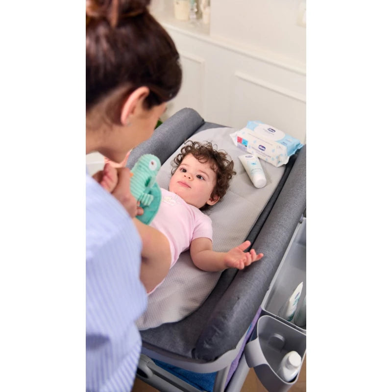 Chicco Cuddle & Bubble Baby Bath Station – Graphite Melange