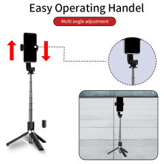 Jmary KT-219 2-in-1 Selfie Stick Tripod with Bluetooth Remote