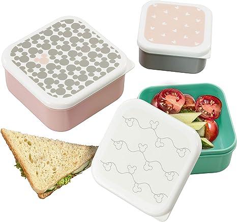 Funko Disney Classic Plastic Storage Set, Polypropylene, 3 Sizes - Mixed Mickey Print