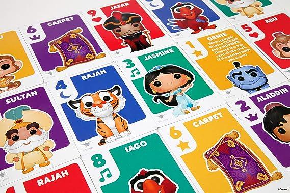 من فانكو Funko Signature Games: Something Wild Card Game- Aladdin أوراق لعب مع مجسمات مصغرة لشخصيات كرتونية