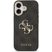 GUESS MagSafe 4G PU Leather Case for iPhone 17 - Black
