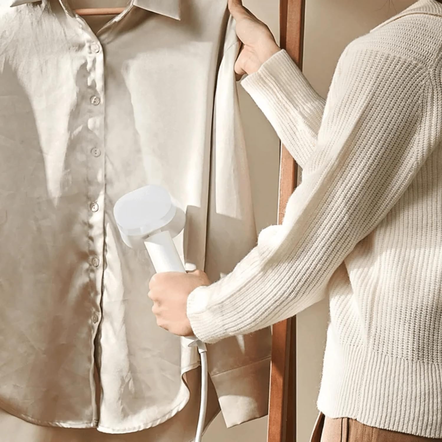 مكواة بخار يدوية من شاومي - بخار قوي للملابس