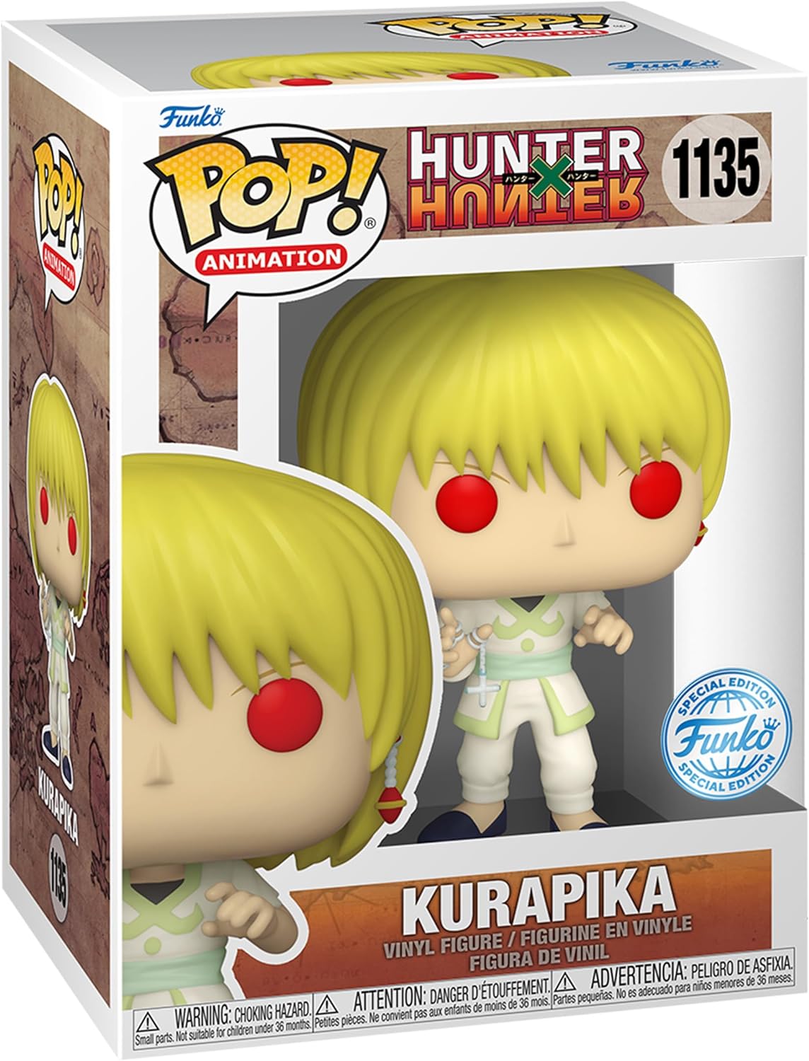 Funko Pop! Kurapika Scarlet Eyes Exclusive Figure