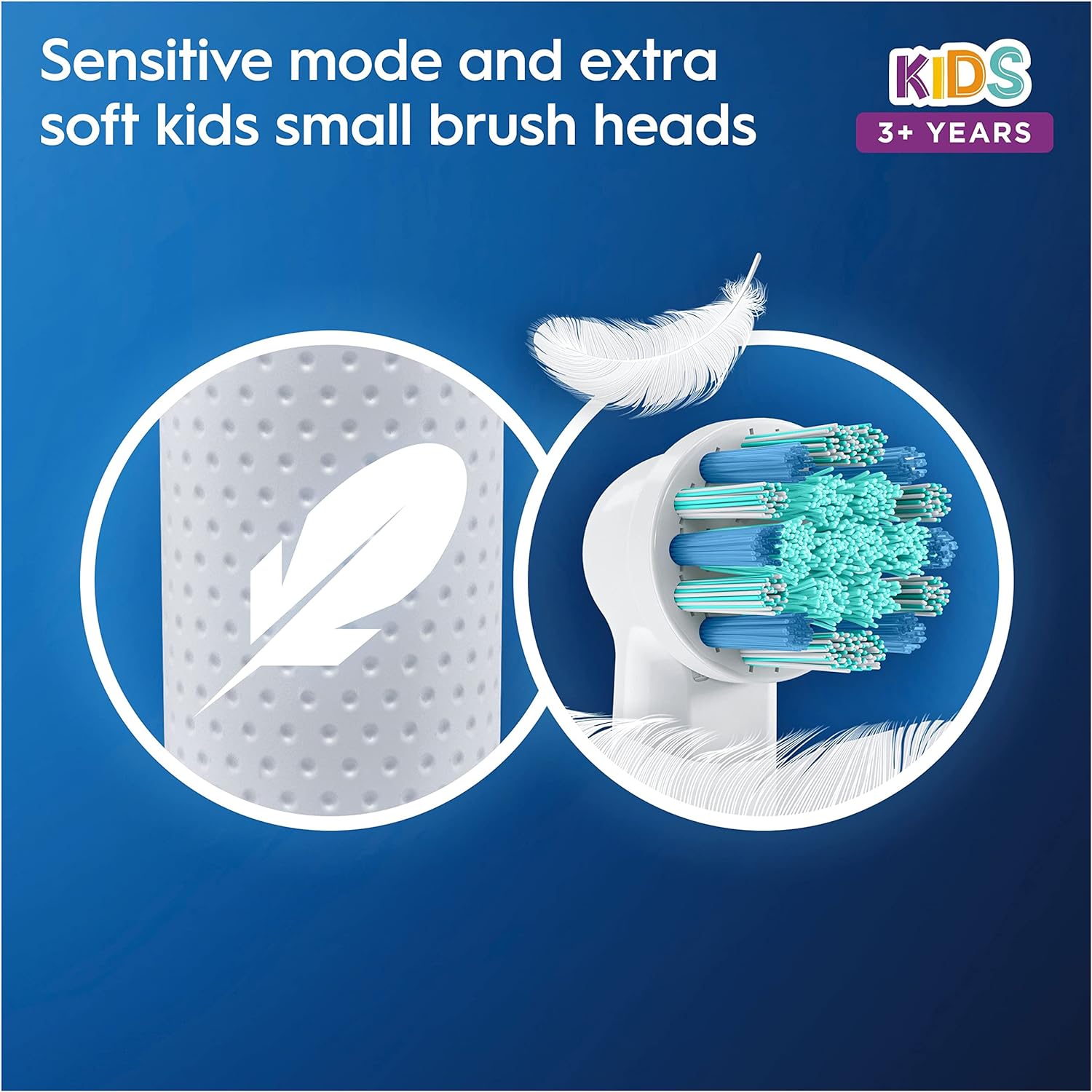 فرشاة أسنان أورال بي الكهربائية القابلة لإعادة الشحن للأطفال من براون مع 4 ملصقات بطابع ديزني لايت يير