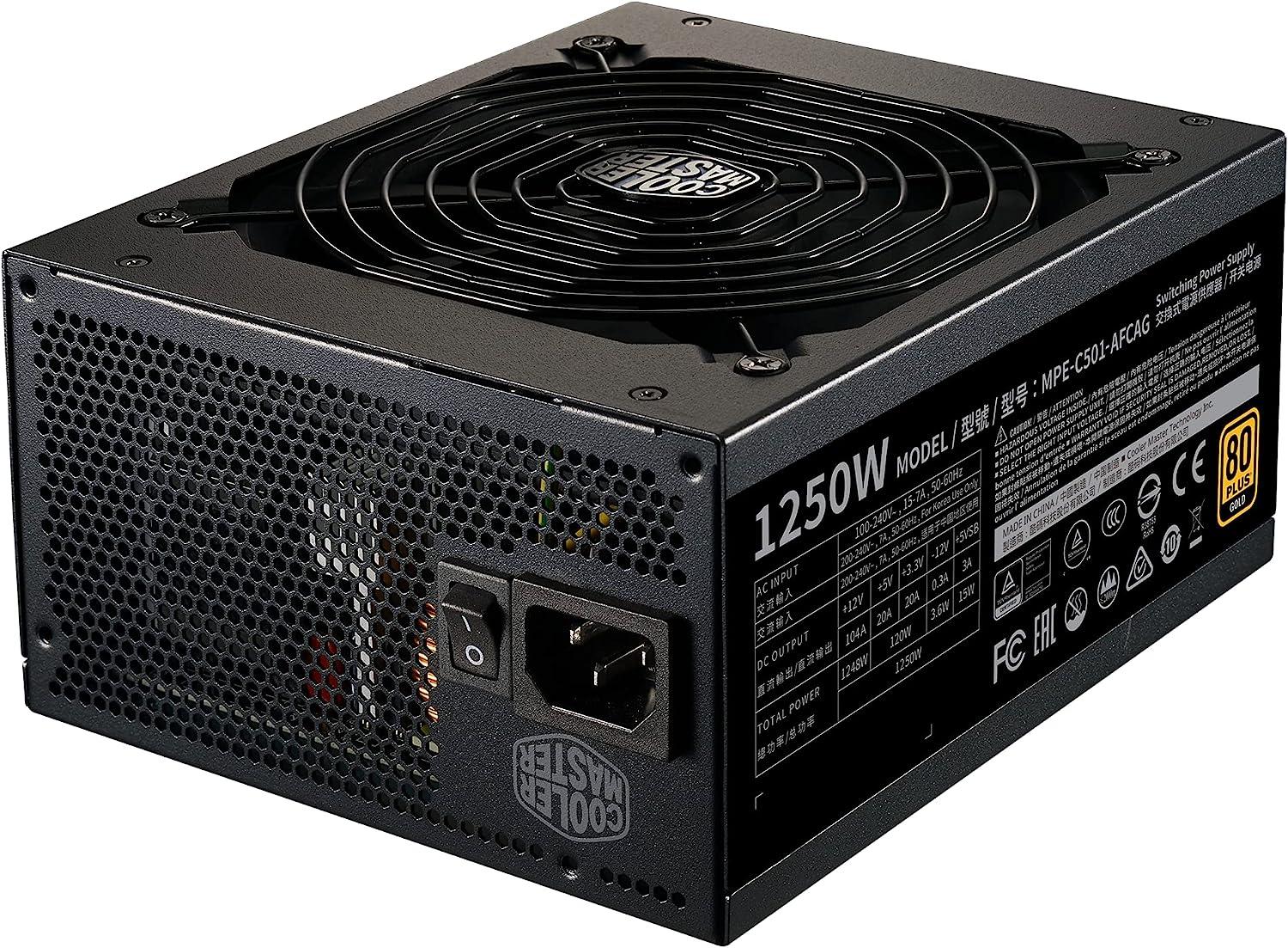Cooler Master MWE Gold 1250 V2 ,1250W Fully Modular 80+ Gold Certified