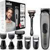 Braun: 10-in-1 Series 7 Grooming Kit for Men - Beard Trimmer, , Nose Trimmer - Dark Grey