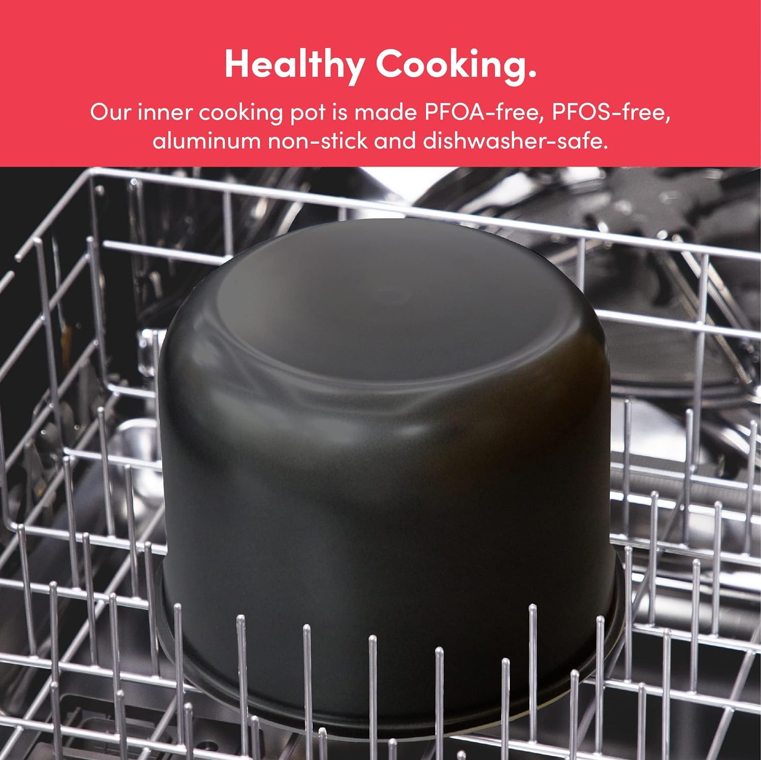 وعاء طهي ذكي نيوتري كوك 2 / 8 لتر / طنجرة ضغط كهربائية - فضي