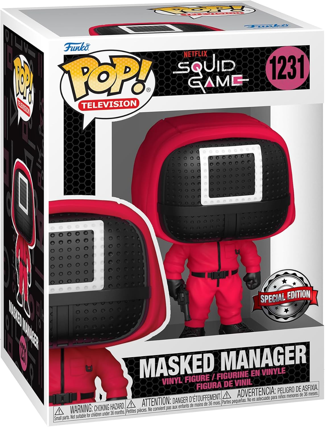 Funko Pop! Squid Game Manager Exclusive Figure