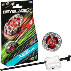 Beyblade X Scythe Incendio 4-60T Starter Pack | Balance Type Right-Spinning Top & Launcher