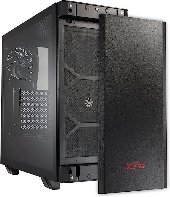 هيكل كمبيوتر شخصي للألعاب XPG INVADER متوسط الحجم (أسود)