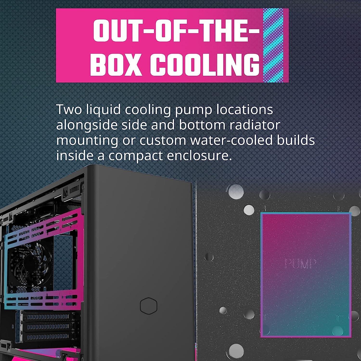 علبة Cooler Master NR200P SFF صغيرة الحجم بحجم Mini-ITX