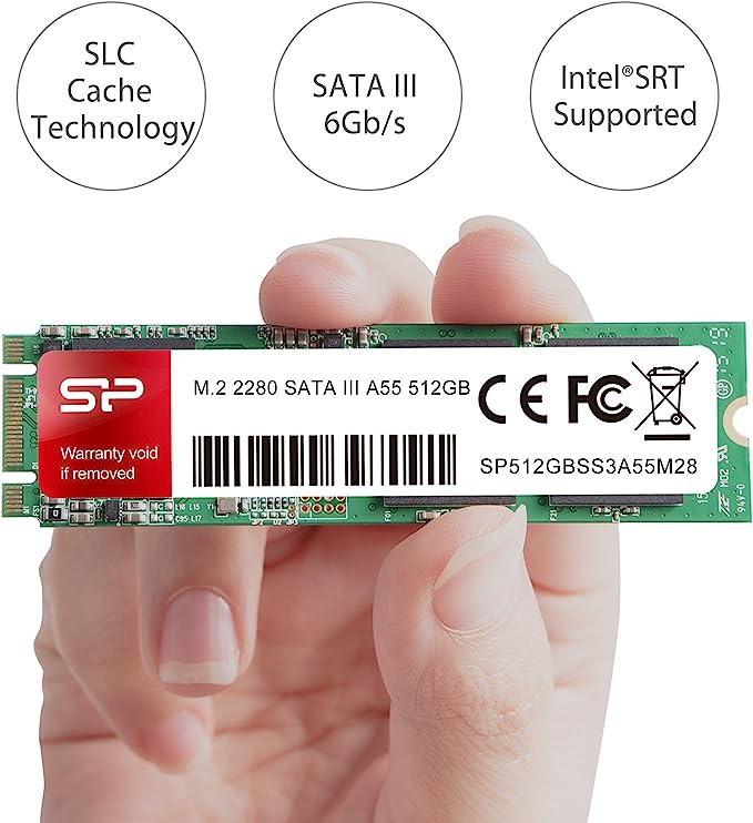 قرص صلب Silicon-Power M.2 سعة 512 جيجابايت A55