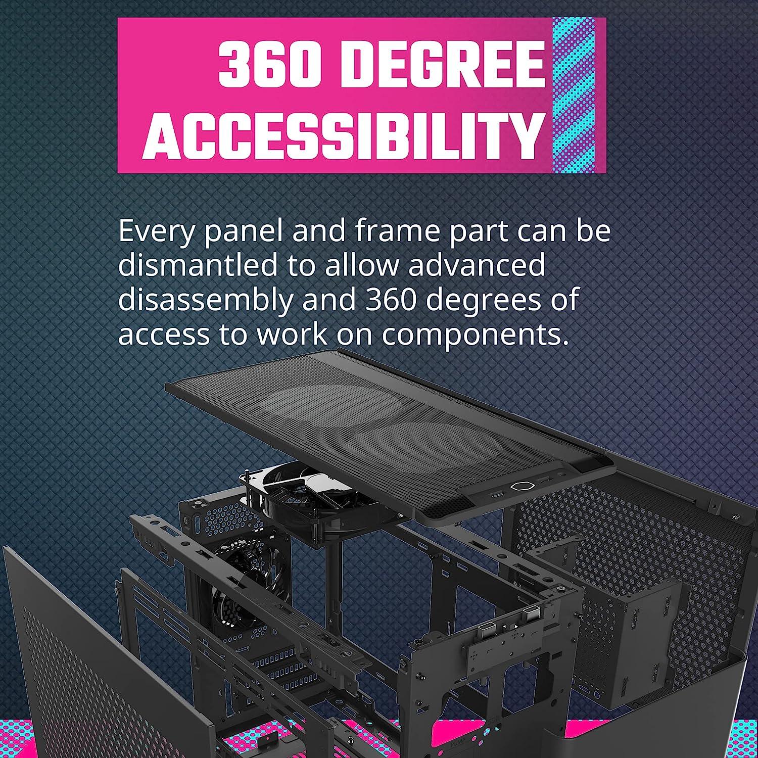 علبة Cooler Master NR200P SFF صغيرة الحجم بحجم Mini-ITX