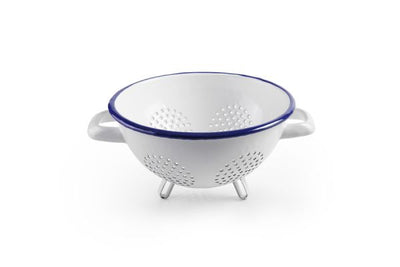 Ibili Blanca Colander 22cm – White & Blue