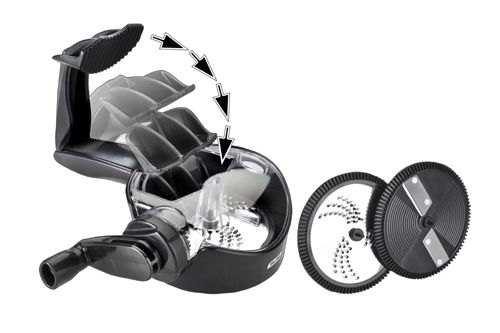 مطحنة ومبشرة 18 سم من Ibili Easycook - طحن وبشر بسهولة