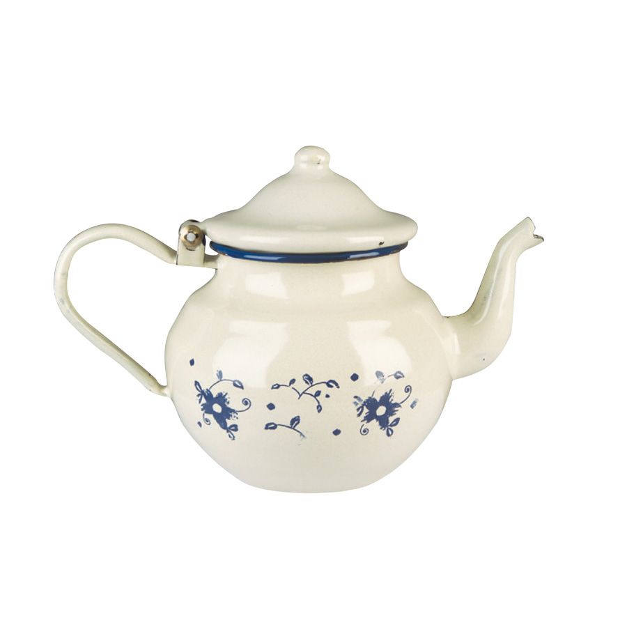 Ibili Sena Teapot 0.7L – White & Blue