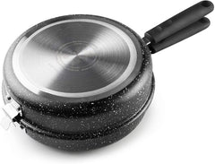 Ibili 24cm Double Frying Pan – Black