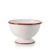 Ibili Bordeaux Bowl 12cm – White & Red