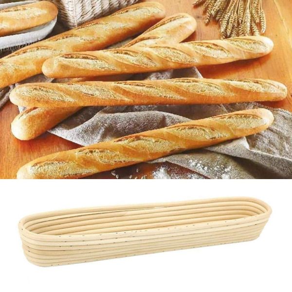 سلة تخمير باغيت 40×10 سم Ibili Banneton – بيج