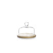 Ibili 18cm Cake Container with Glass & Bamboo Lid – Stylish & Practical