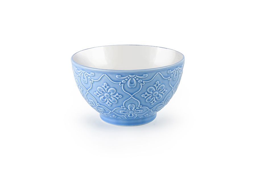 Ibili Algarve 13.4cm Ceramic Bowl - Blue & White | Stylish & Durable