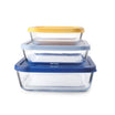 Ibili 3-Piece Glass Food Storage Set