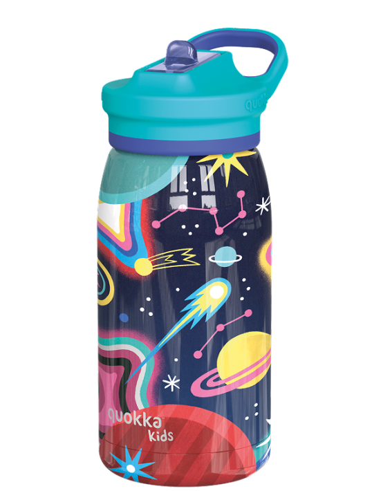 Quokka Kids Pop Bottle 445ml Space