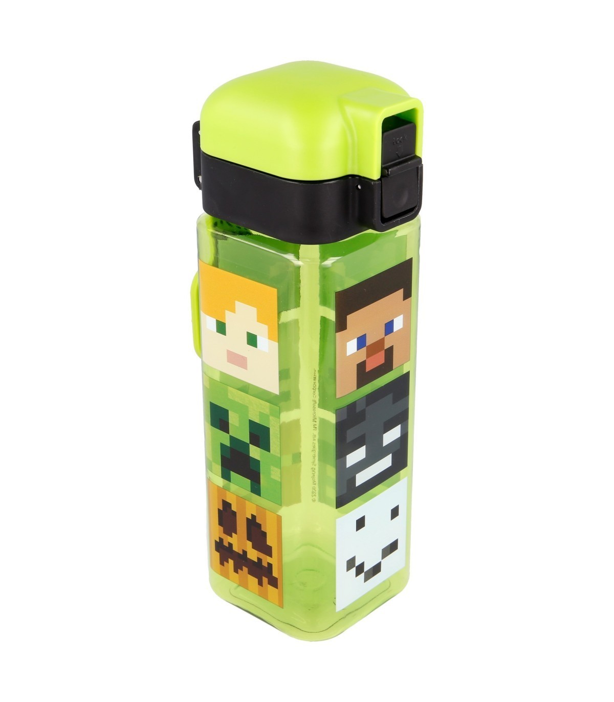 STOR Safety Lock Square Bottle 550ml Minecraft