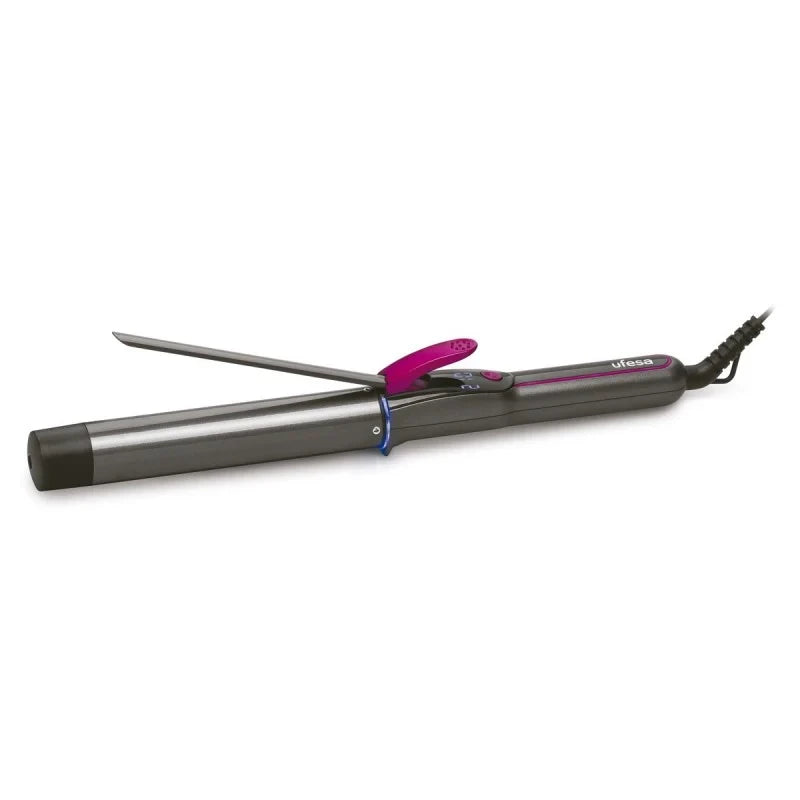 UFESA CT4032 Ceramic Curling Iron 32mm – 5 Heat Settings, 150–210°C, 360° Swivel Cord