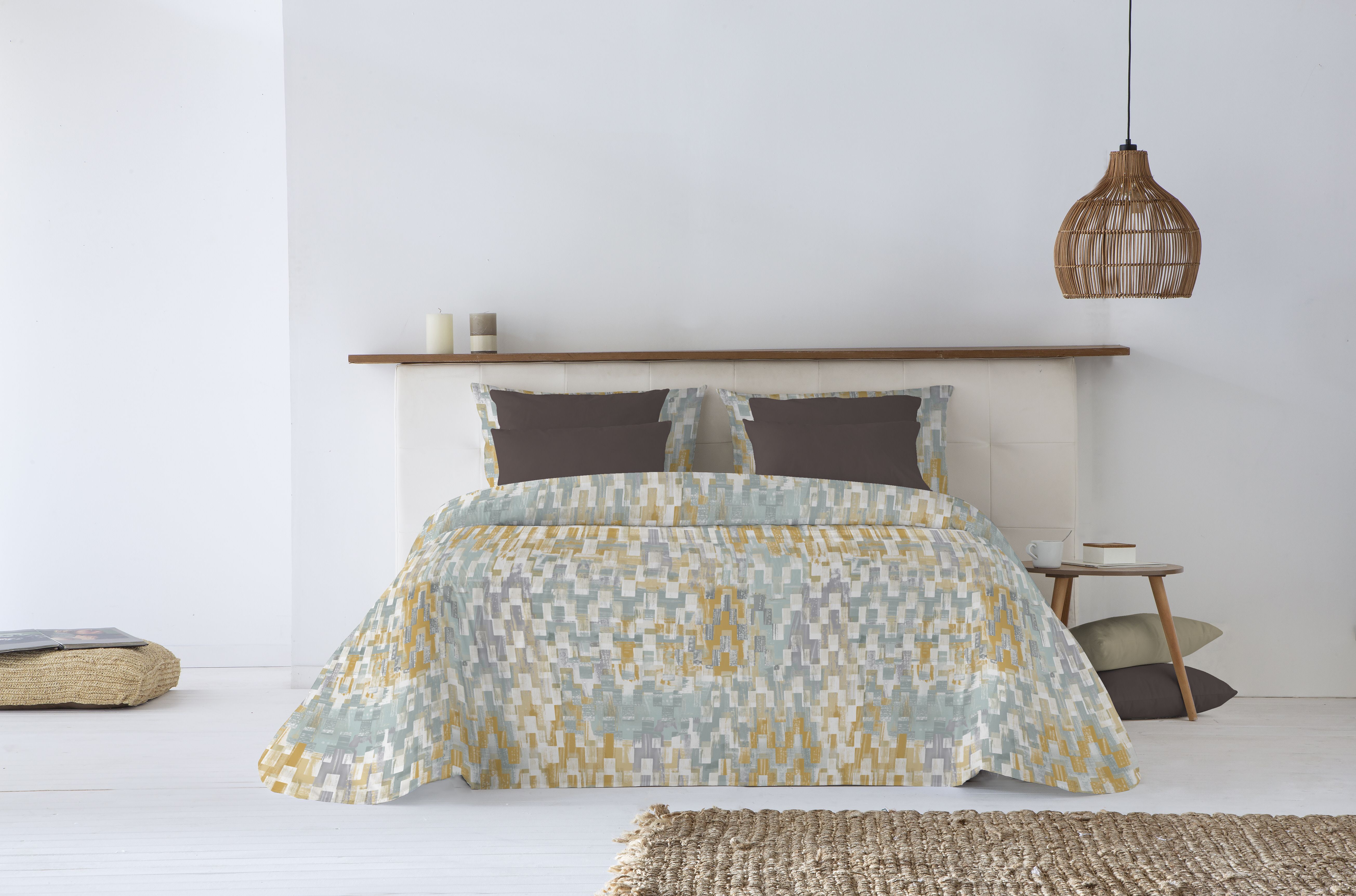 طقم لحاف مفرد ونص Canete Wind – 4 قطع بنقشة عصرية