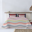 Canete Plus Summer Bedspread Single & Half - Red | Elegant & Fresh