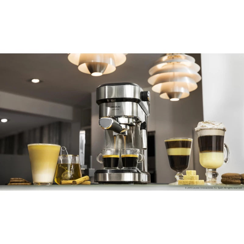 Cecotec Cafelizzia 790 Steel 20 Bar Espresso Machine — Premium Stainless Design