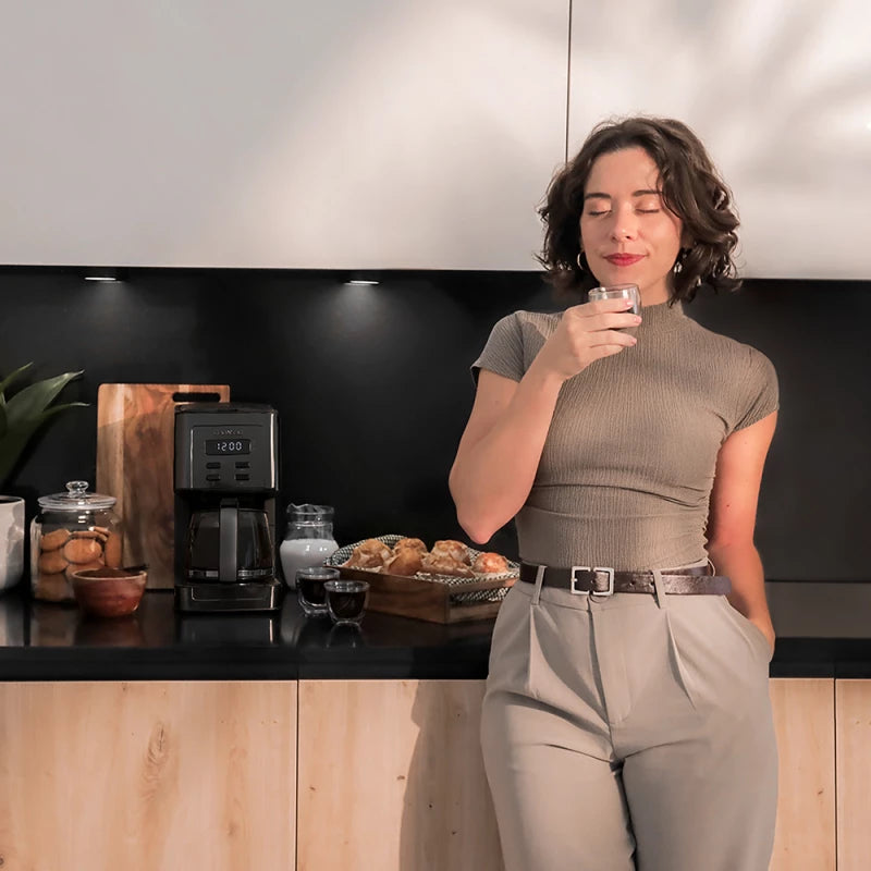 Cecotec Coffee 56 Time Digital 800W Drip Coffee Maker — Programmable, Wake Up to Fresh Coffee