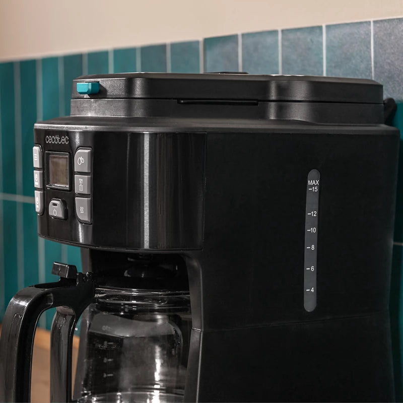 Cecotec Coffee 66 & Digital 1.8L Drip Coffee Maker with Integrated Grinder — Bean to Cup