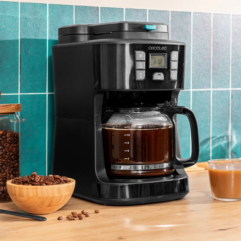 Cecotec Coffee 66 & Digital 1.8L Drip Coffee Maker with Integrated Grinder — Bean to Cup