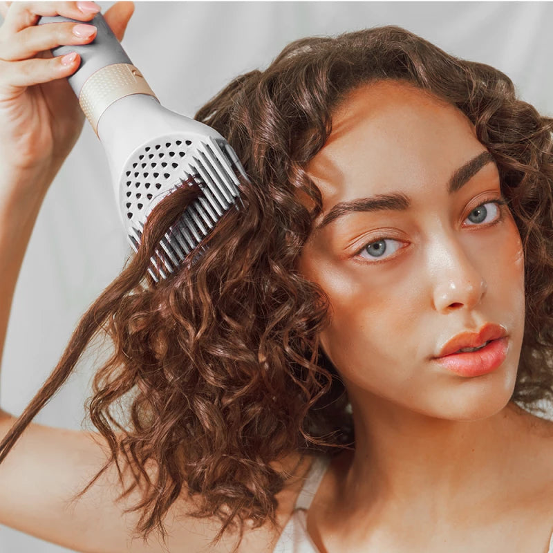 سيسوتيك CeramicCare AirGlam Champagne 14 في 1 — 1400W Coanda | الصالون الكامل في جهاز واحد