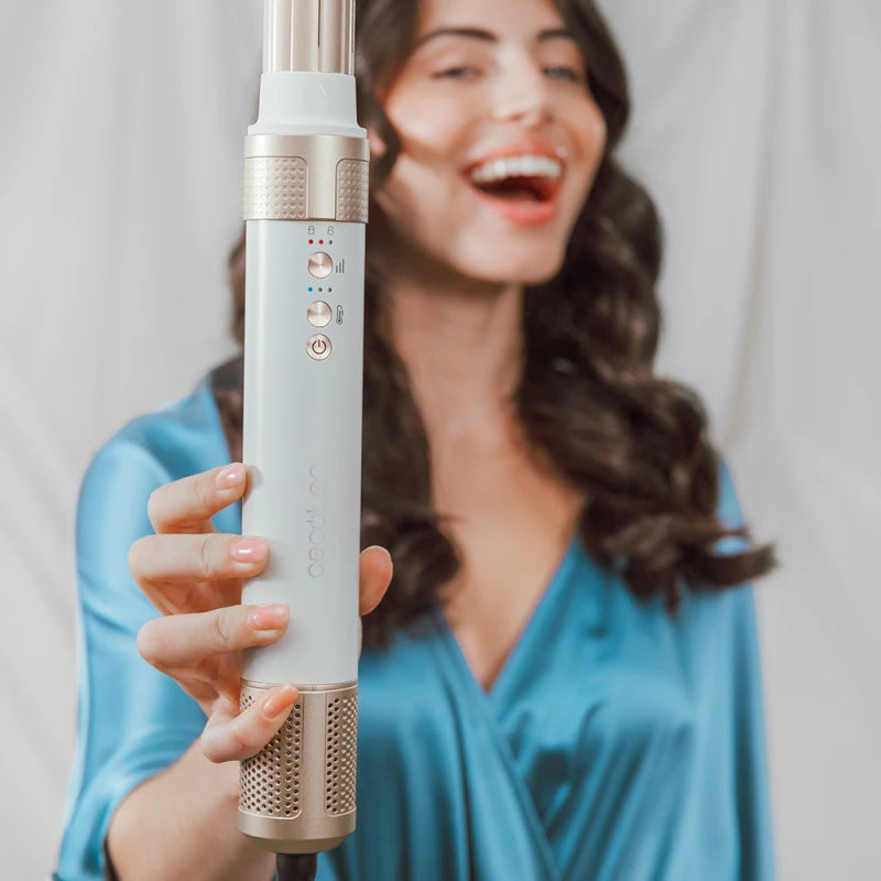 سيسوتيك CeramicCare AirGlam Champagne 14 في 1 — 1400W Coanda | الصالون الكامل في جهاز واحد