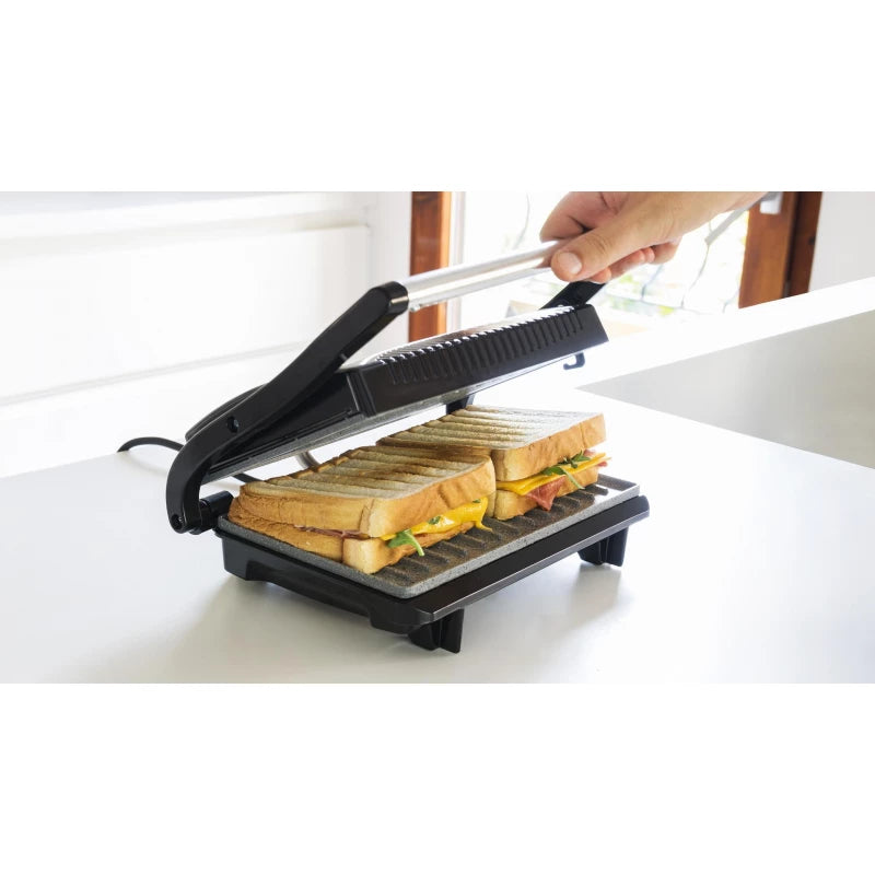 Cecotec Rock'N Grill 700W Compact Electric Contact Grill — Healthy Daily Grilling