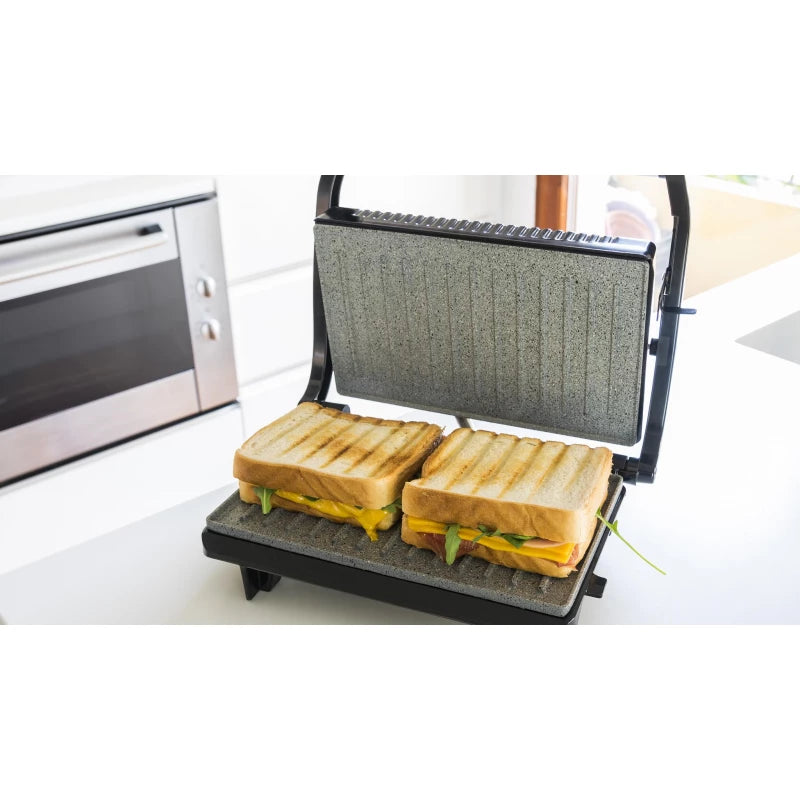 Cecotec Rock'N Grill 700W Compact Electric Contact Grill — Healthy Daily Grilling