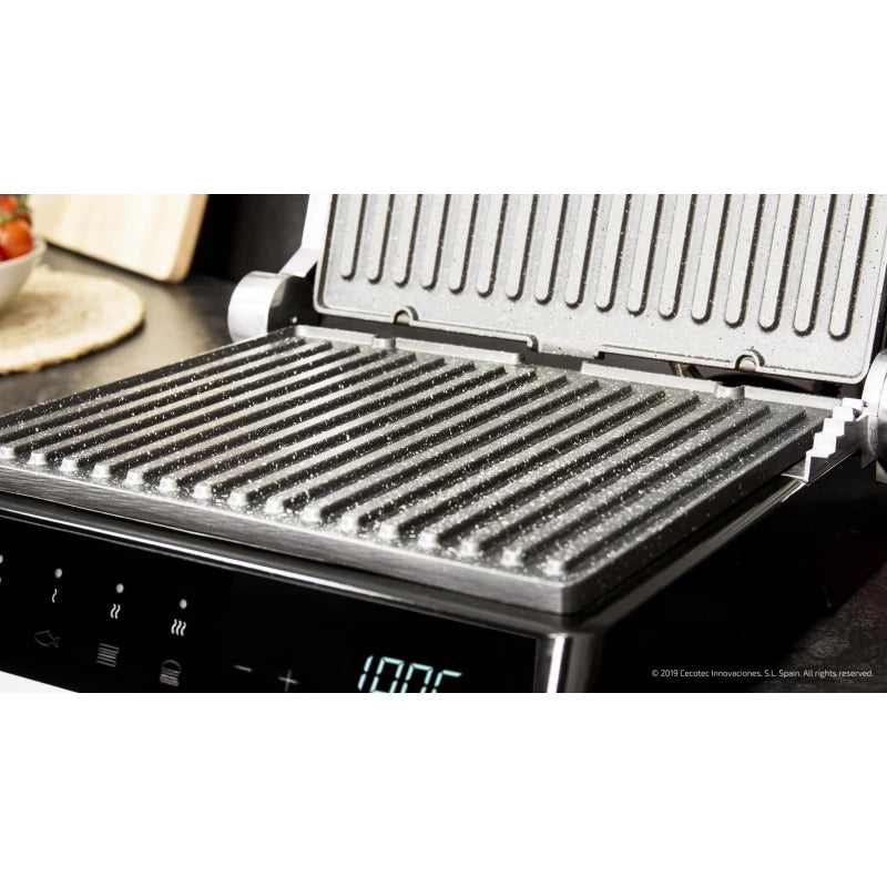Cecotec Rock'NGrill Smart 2000W Electric Grill — Digital Control, Perfect Results Every Time