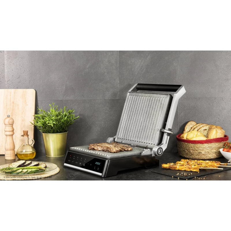 Cecotec Rock'NGrill Smart 2000W Electric Grill — Digital Control, Perfect Results Every Time