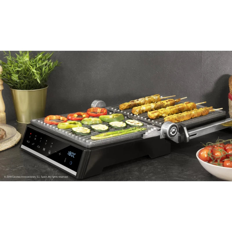 Cecotec Rock'NGrill Smart 2000W Electric Grill — Digital Control, Perfect Results Every Time